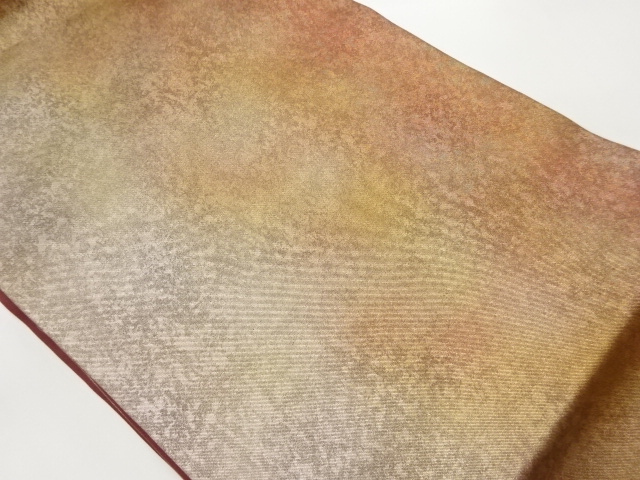 引箔抽象模様名古屋帯